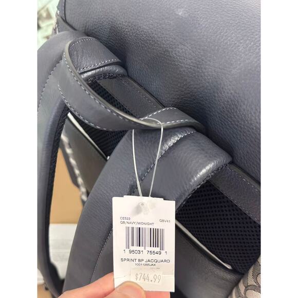 Coach CE523 Sprint Backpack In Signature Jacquard - Picture 6 of 9